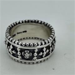 Unisex Silver Ring 925 Silver 7.8g Size:6